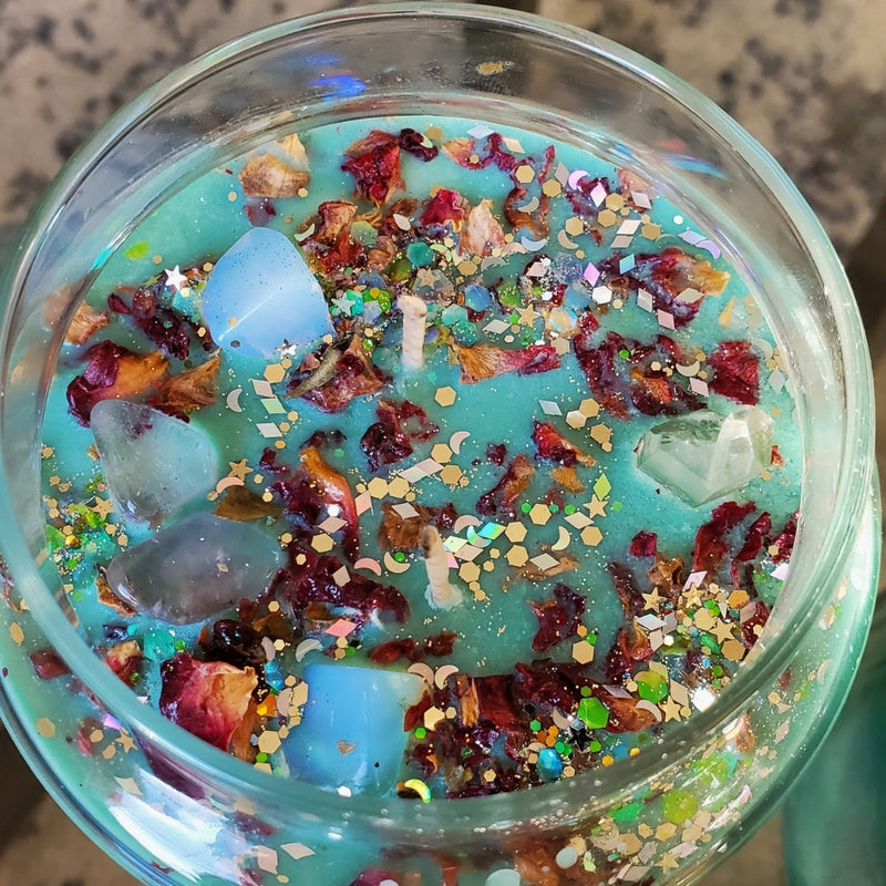 Marbled Chakra Meditation Candles