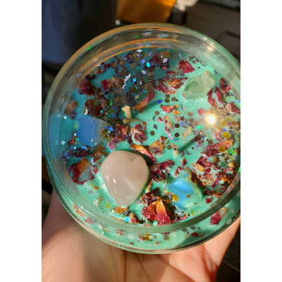 Marbled Chakra Meditation Candles