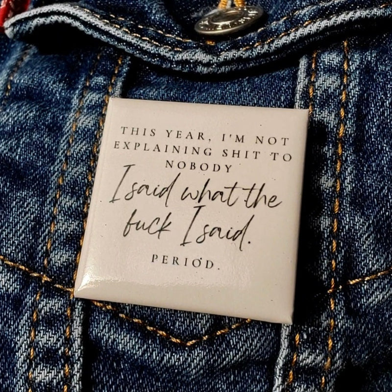 This Year Button